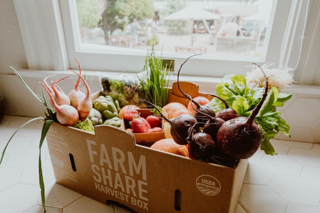 Farm Share Harvest Box